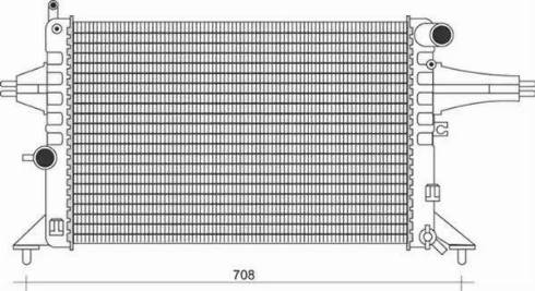 Magneti Marelli 350213960000 - Radiateur, refroidissement du moteur cwaw.fr