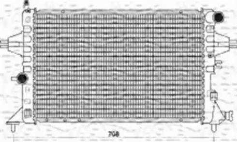 Magneti Marelli 350213962000 - Radiateur, refroidissement du moteur cwaw.fr