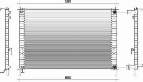 Magneti Marelli 350213919000 - Radiateur, refroidissement du moteur cwaw.fr