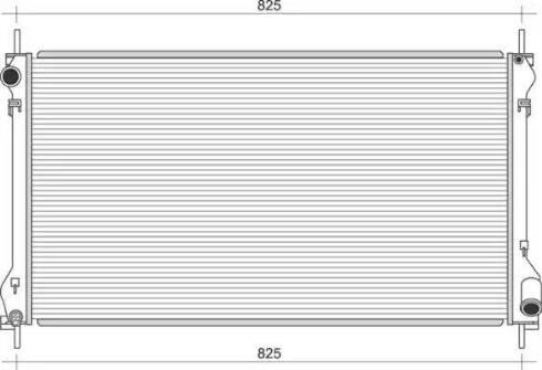 Magneti Marelli 350213915000 - Radiateur, refroidissement du moteur cwaw.fr