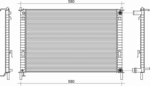 Magneti Marelli 350213916000 - Radiateur, refroidissement du moteur cwaw.fr