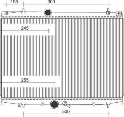 Magneti Marelli 350213985000 - Radiateur, refroidissement du moteur cwaw.fr