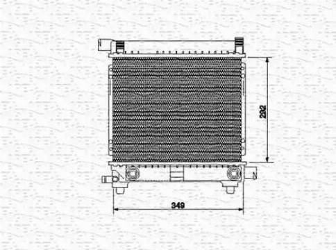 Magneti Marelli 350213534000 - Radiateur, refroidissement du moteur cwaw.fr