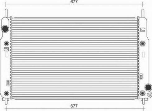 Magneti Marelli 350213109009 - Radiateur, refroidissement du moteur cwaw.fr