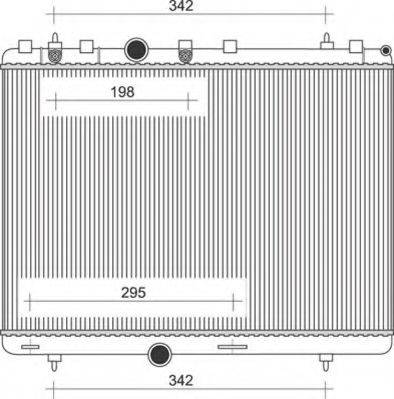 Magneti Marelli 350213108100 - Radiateur, refroidissement du moteur cwaw.fr