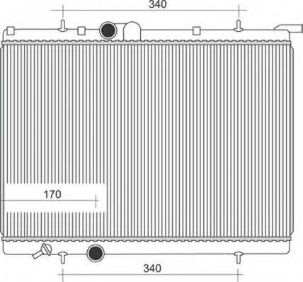 Magneti Marelli 350213107900 - Radiateur, refroidissement du moteur cwaw.fr