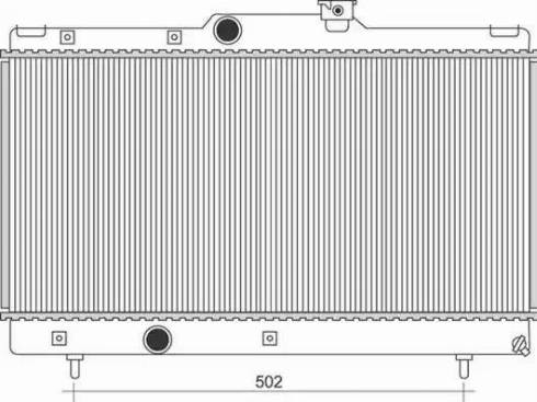 Magneti Marelli 350213115900 - Radiateur, refroidissement du moteur cwaw.fr