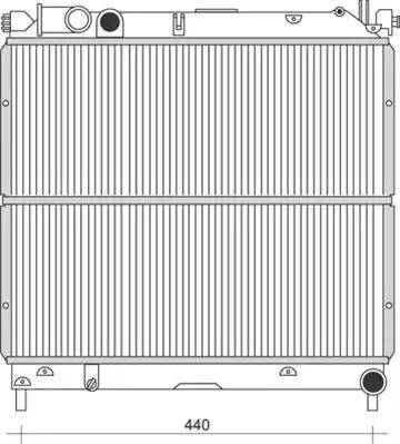 Magneti Marelli 350213115300 - Radiateur, refroidissement du moteur cwaw.fr