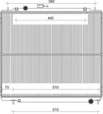 Magneti Marelli 350213111400 - Radiateur, refroidissement du moteur cwaw.fr