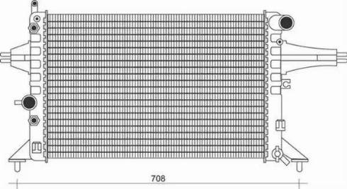 Magneti Marelli 350213112009 - Radiateur, refroidissement du moteur cwaw.fr