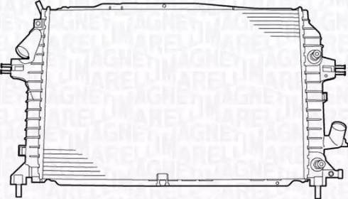 Magneti Marelli 350213130400 - Radiateur, refroidissement du moteur cwaw.fr