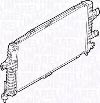 Magneti Marelli 350213130500 - Radiateur, refroidissement du moteur cwaw.fr