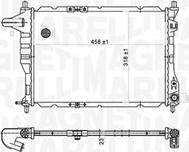 Magneti Marelli 350213177900 - Radiateur, refroidissement du moteur cwaw.fr