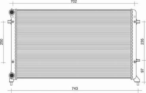 Magneti Marelli 350213856000 - Radiateur, refroidissement du moteur cwaw.fr