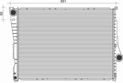 Magneti Marelli 350213857000 - Radiateur, refroidissement du moteur cwaw.fr