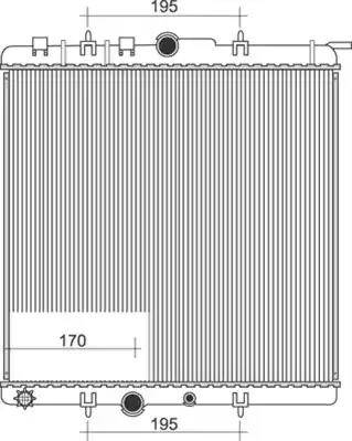 Magneti Marelli 350213869000 - Radiateur, refroidissement du moteur cwaw.fr