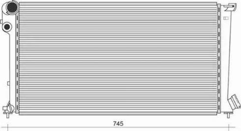 Magneti Marelli 350213864000 - Radiateur, refroidissement du moteur cwaw.fr