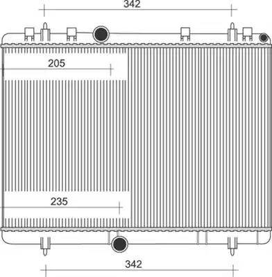 Magneti Marelli 350213889000 - Radiateur, refroidissement du moteur cwaw.fr