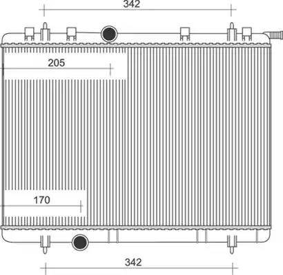 Magneti Marelli 350213886000 - Radiateur, refroidissement du moteur cwaw.fr