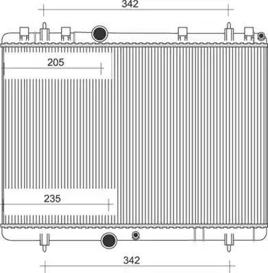 Magneti Marelli 350213880000 - Radiateur, refroidissement du moteur cwaw.fr