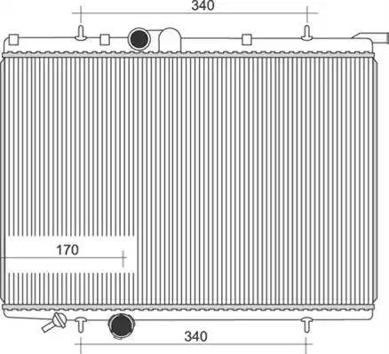 Magneti Marelli 350213882000 - Radiateur, refroidissement du moteur cwaw.fr