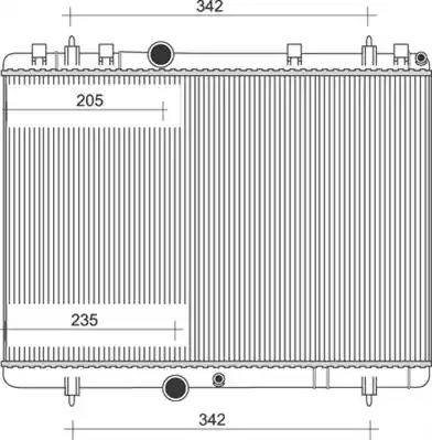 Magneti Marelli 350213879000 - Radiateur, refroidissement du moteur cwaw.fr