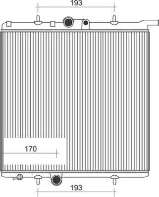 Magneti Marelli 350213874000 - Radiateur, refroidissement du moteur cwaw.fr