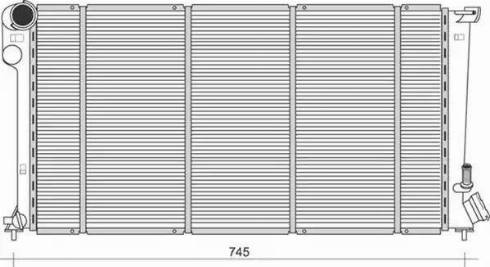 Magneti Marelli 350213876000 - Radiateur, refroidissement du moteur cwaw.fr