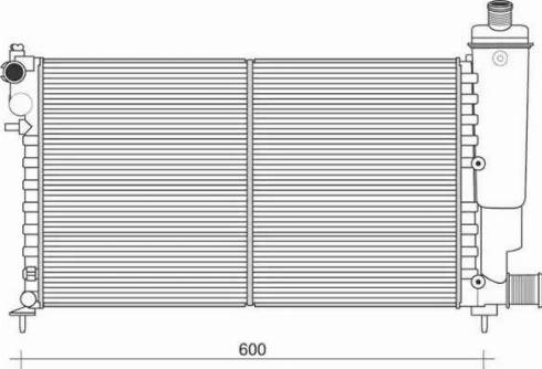 Magneti Marelli 350213870000 - Radiateur, refroidissement du moteur cwaw.fr