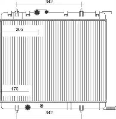 Magneti Marelli 350213878000 - Radiateur, refroidissement du moteur cwaw.fr