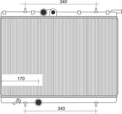 Magneti Marelli 350213872000 - Radiateur, refroidissement du moteur cwaw.fr