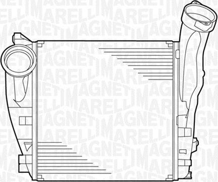 Magneti Marelli 351319201780 - Intercooler, échangeur cwaw.fr