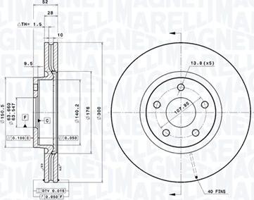 Magneti Marelli 360406099301 - Disque de frein cwaw.fr