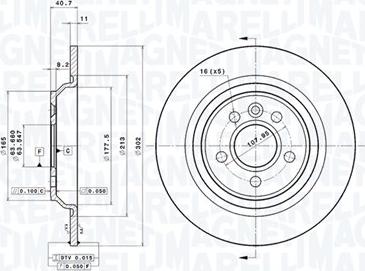 Magneti Marelli 360406095701 - Disque de frein cwaw.fr