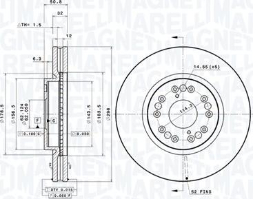 Magneti Marelli 360406090101 - Disque de frein cwaw.fr