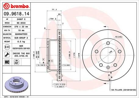 Magneti Marelli 360406098500 - Disque de frein cwaw.fr