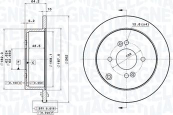 Magneti Marelli 360406092500 - Disque de frein cwaw.fr