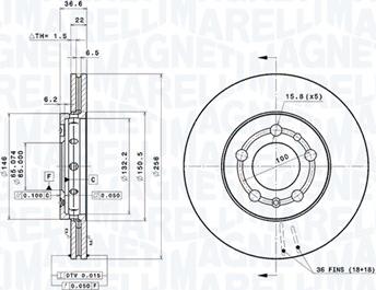 Magneti Marelli 360406049401 - Disque de frein cwaw.fr