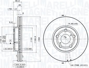 Magneti Marelli 360406046401 - Disque de frein cwaw.fr