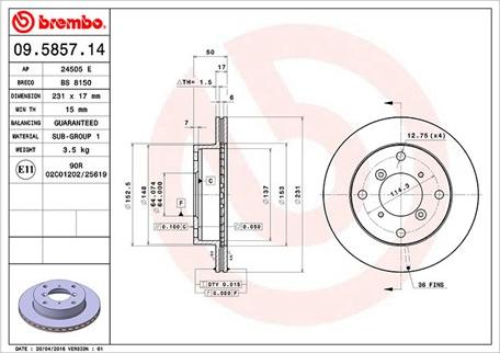 Magneti Marelli 360406046000 - Disque de frein cwaw.fr