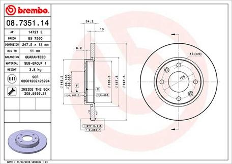 Magneti Marelli 360406040800 - Disque de frein cwaw.fr