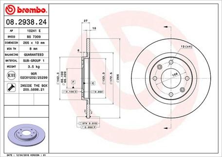 Magneti Marelli 360406040200 - Disque de frein cwaw.fr