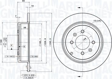 Magneti Marelli 360406041001 - Disque de frein cwaw.fr