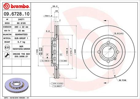 Magneti Marelli 360406048500 - Disque de frein cwaw.fr