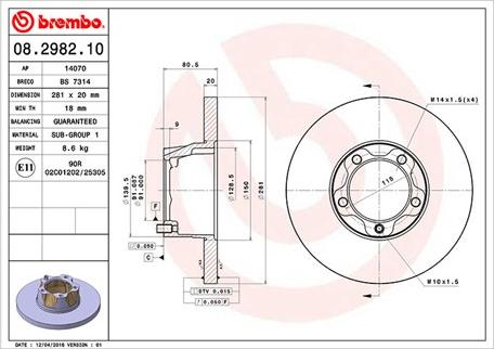 Magneti Marelli 360406048000 - Disque de frein cwaw.fr