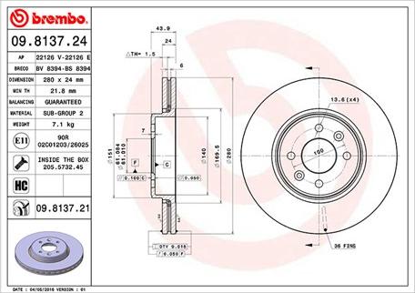 Magneti Marelli 360406043900 - Disque de frein cwaw.fr