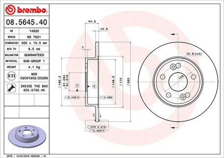 Magneti Marelli 360406043800 - Disque de frein cwaw.fr