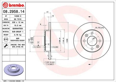 Magneti Marelli 360406042100 - Disque de frein cwaw.fr