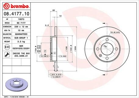 Magneti Marelli 360406047900 - Disque de frein cwaw.fr