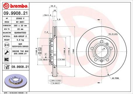 Magneti Marelli 360406059301 - Disque de frein cwaw.fr